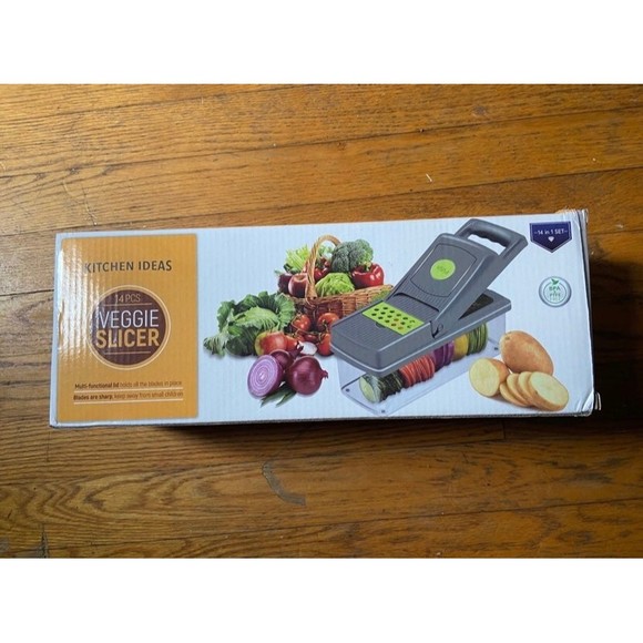 Vegetable Chopper with 2 Interchangeable Dicer Blades - Picture 8 of 9